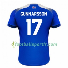 Tenue Islande Gunnarsson 17 Domicile Coupe du monde 2018 Maillot de Foot